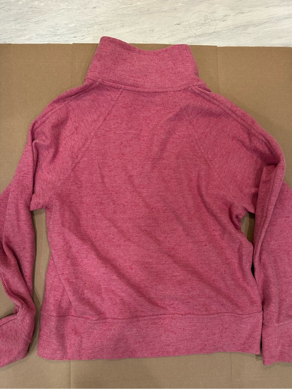 Women’s Nike Pink Quarter-Zip Pullover Top - Picture 3 of 3